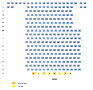 Seating Plan | The Abbey Theatre